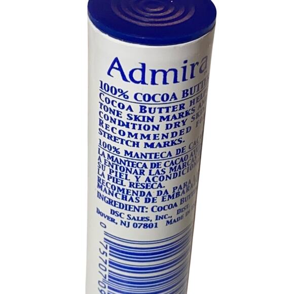 Admira DSC MOISTURIZER STICK 100% Cocoa Butter All Natural 1oz Stretch Marks NEW - Picture 2 of 3